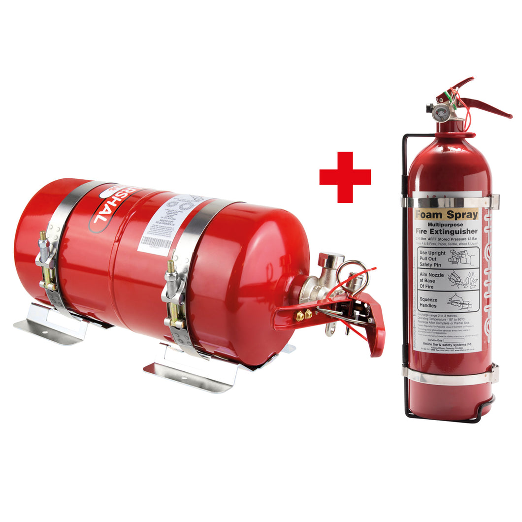 Lifeline Zero 2000 + hand extinguisher (mechanical)