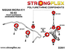 Load image into Gallery viewer, 281201A: Front wishbone front bush 28,5mm SPORT