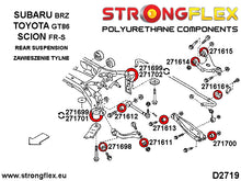 Load image into Gallery viewer, 271611A: Rear trailing arm rear bush SPORT
