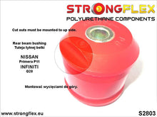 Load image into Gallery viewer, 281594A: Rear beam mount bush SPORT