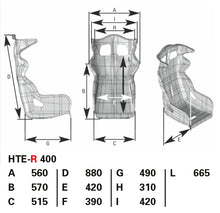 Load image into Gallery viewer, OMP racing seat HTE-R 400
