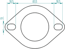Load image into Gallery viewer, Powersprint exhaust flange