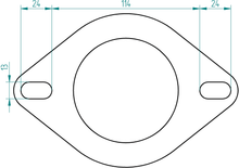 Load image into Gallery viewer, Powersprint exhaust flange