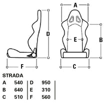 Load image into Gallery viewer, OMP sports seat Strada