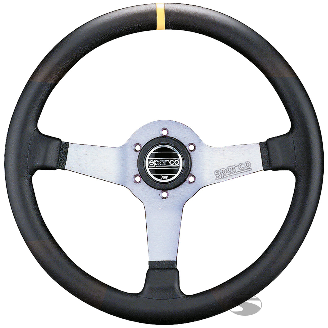Sparco Motorsport steering wheel R345 Monza leather (bowl 63mm)