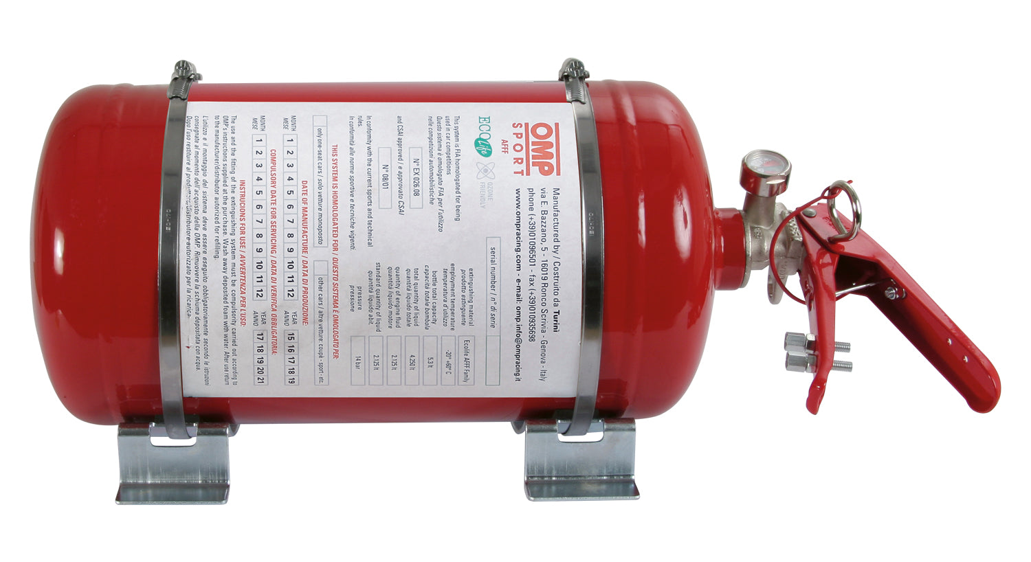 OMP fire extinguishing system – ADPLV