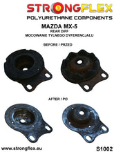 Load image into Gallery viewer, 101368A: Rear diff mount bush SPORT
