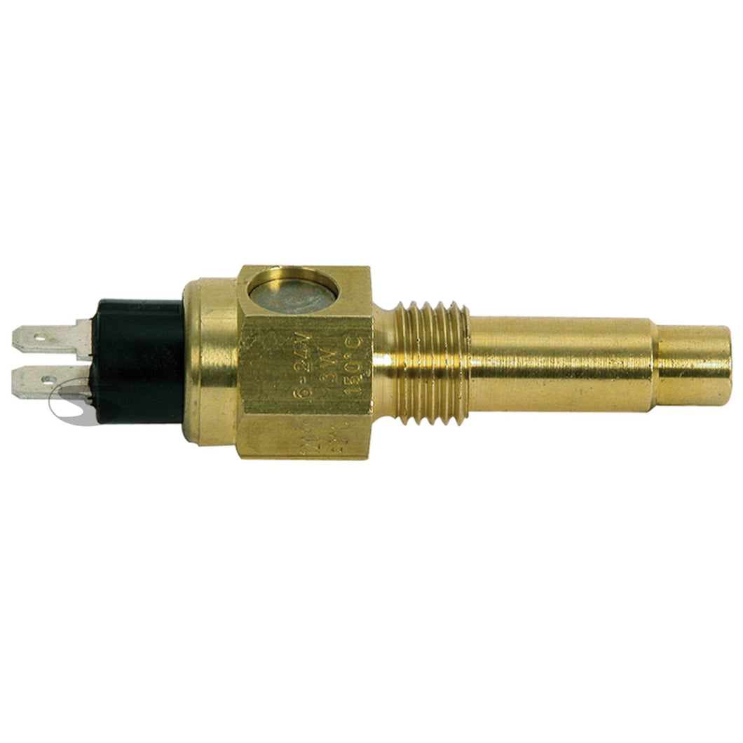 Oil temperature sensor with warning